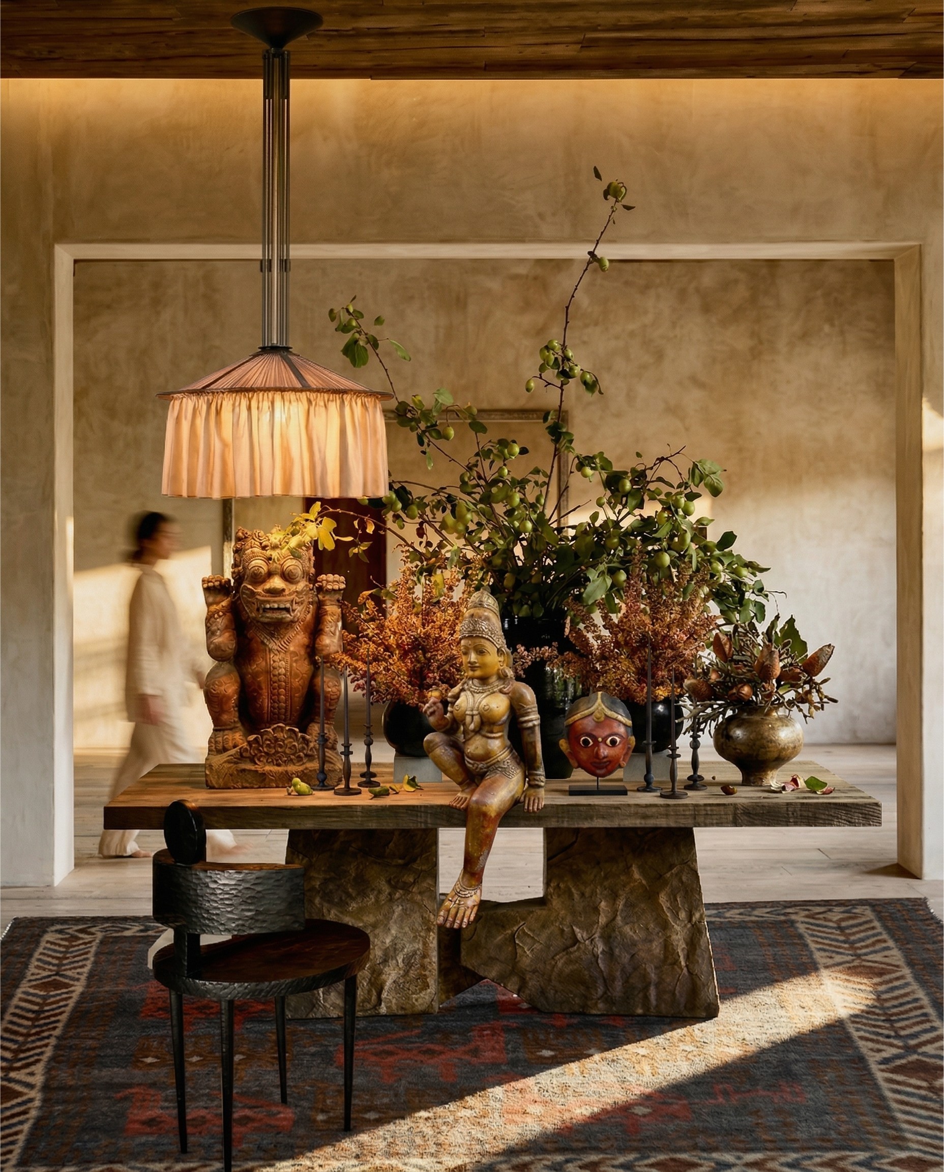 Art curation interior styling sculpture arrangement spatial design by INSDe
